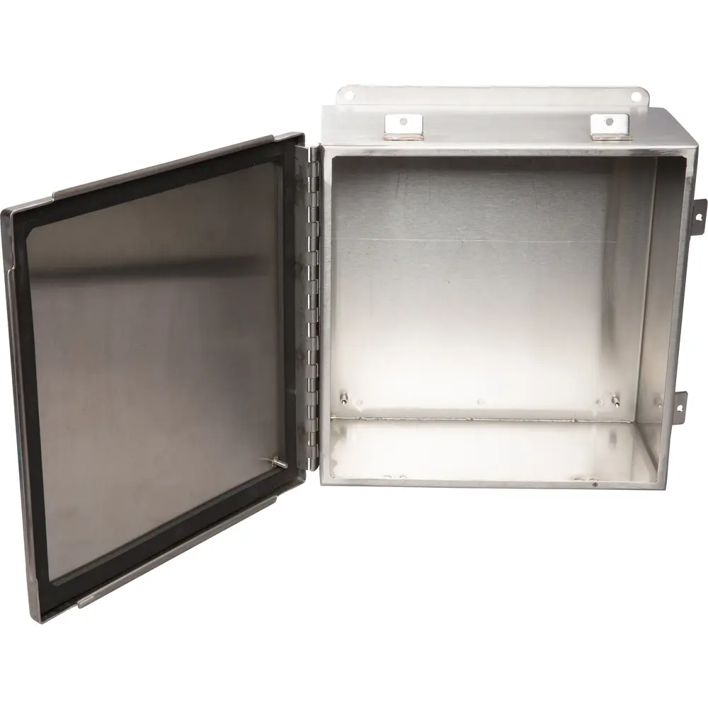 12x12x6 Type 4X JIC Continuous Hinge, Stainless Steel