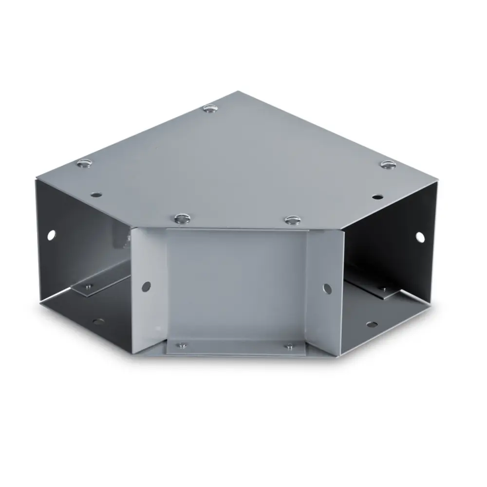 4X4 End Cap, Gray
