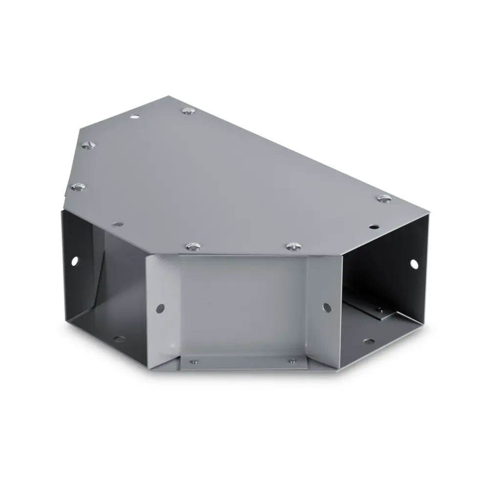 6" x 6" 90° Elbow, Gray