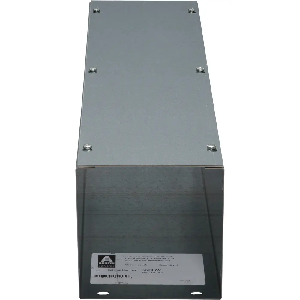6" x 6" x 24" NEMA 1 Screw Cover Wireway