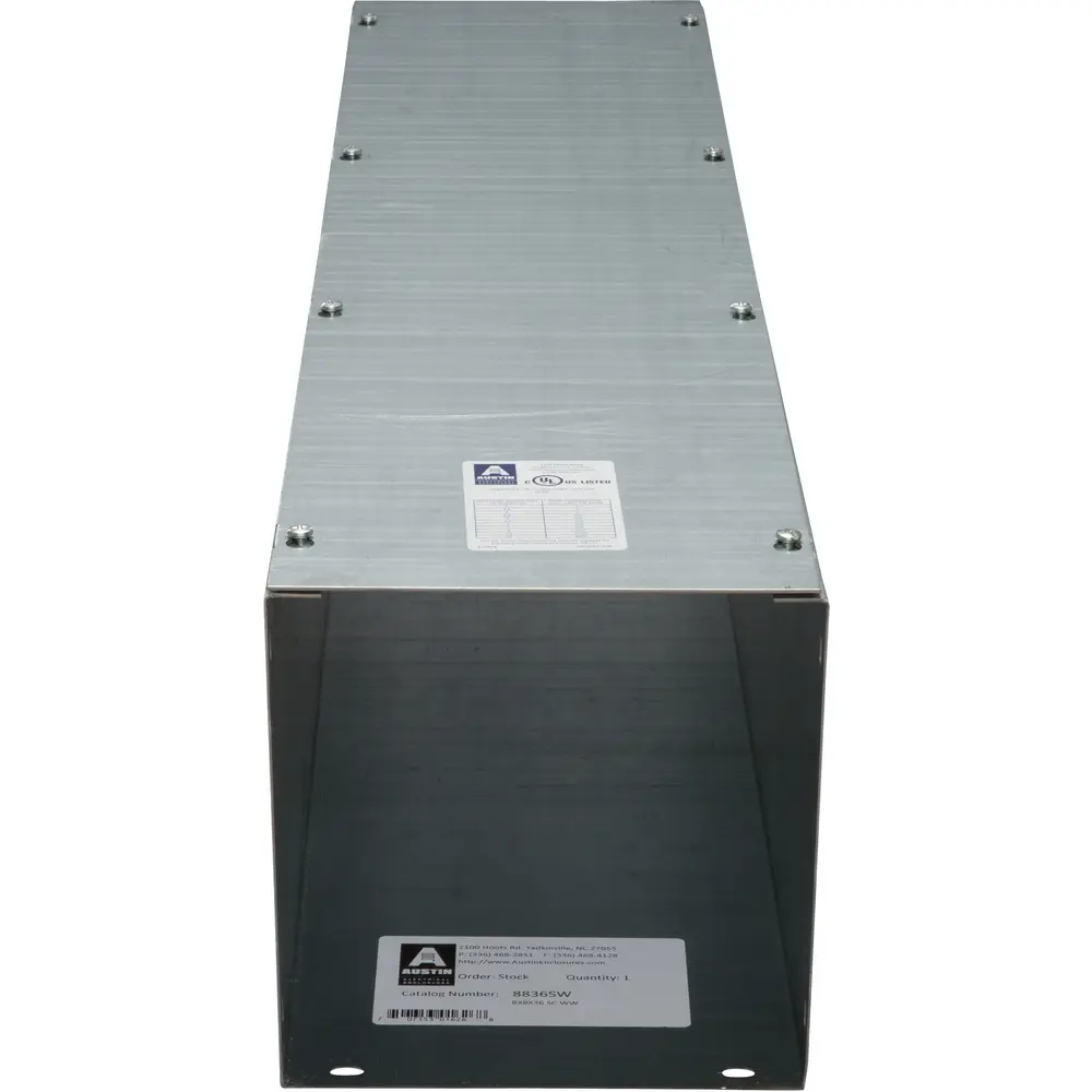 8" x 8" x 36" NEMA 1 Screw Cover Wireway