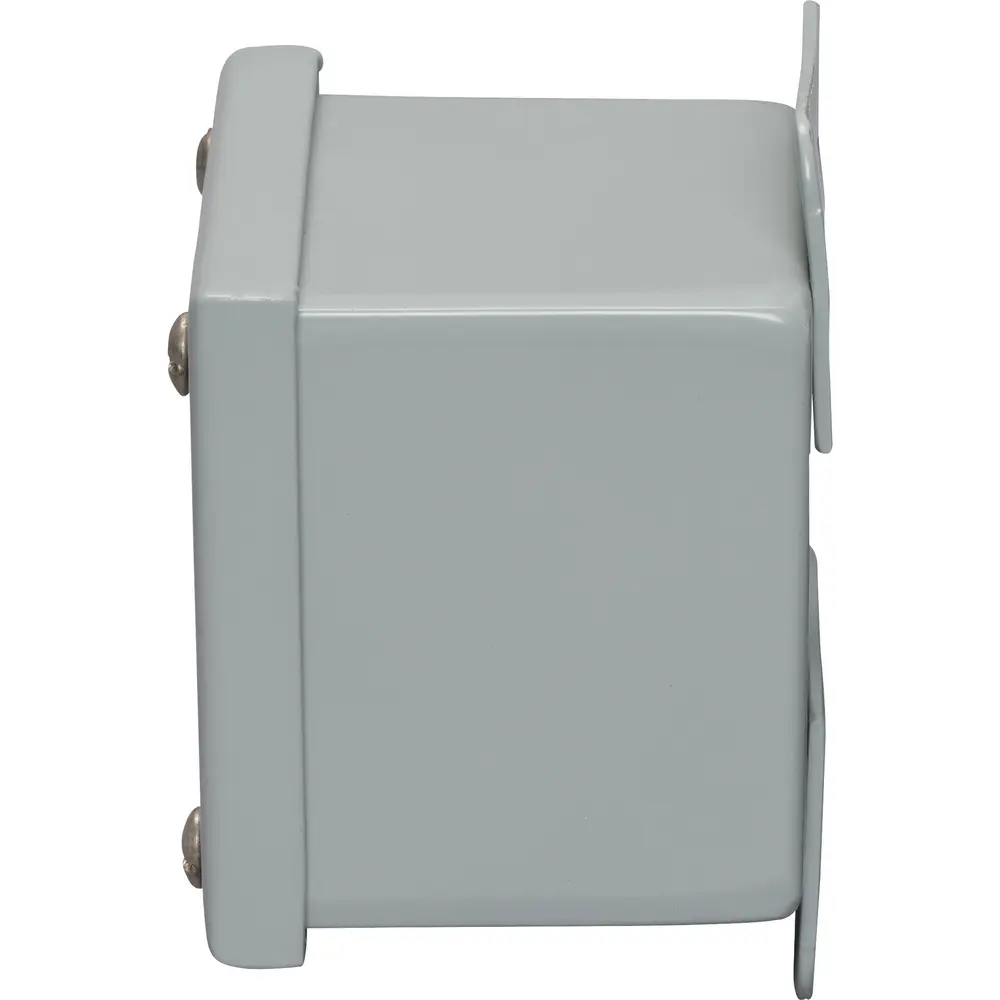 3-1/2 in. x 3-1/2 in. x 3 in. Standard Pushbutton Enclosure, Steel, Gray 3 3-1/2 in. x 3-1/2 in. x 3 in. Standard Pushbutton Enclosure, Steel, Gray