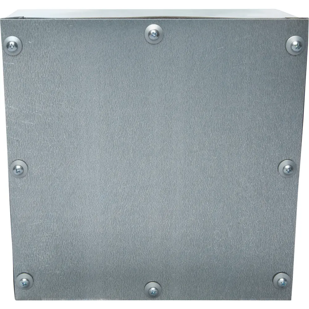 10" x 10" x 4" Junction Box w/ Screw Cover, NEMA 3R & 12, Galvanized Steel