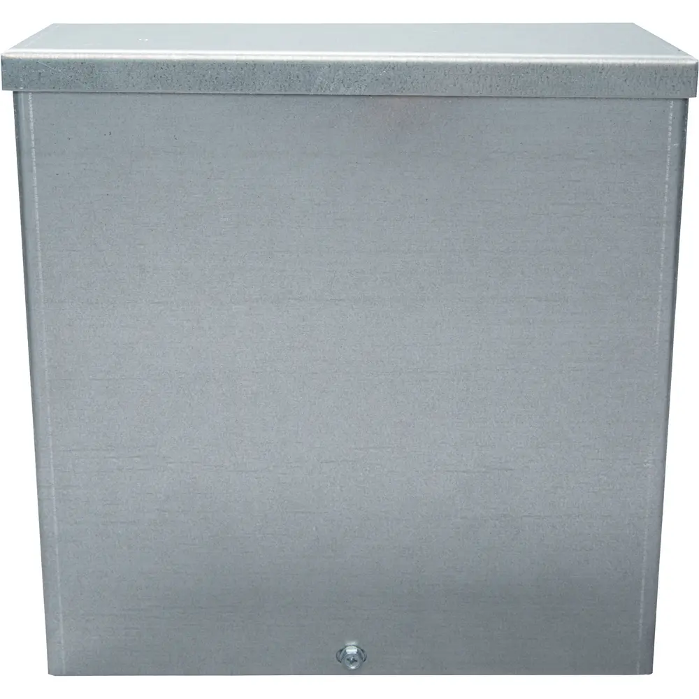 10" x 10" x 4" Junction Box w/ Screw Cover, NEMA 3R, Galvanized Steel