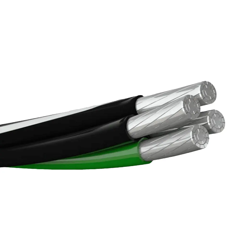 2AWG-2AWG-4AWG-6AWG, Stranded, MBL Cable, Aluminum, 4 Conductor, Reel of 1000ft