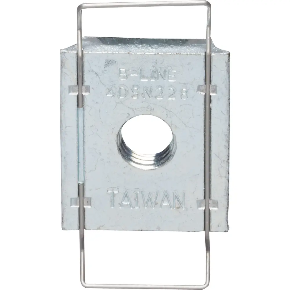 4Dimension™ Dove-Tail Slide-In Channel Nut, 3/8"-16 Thread, 1/4" Nut
