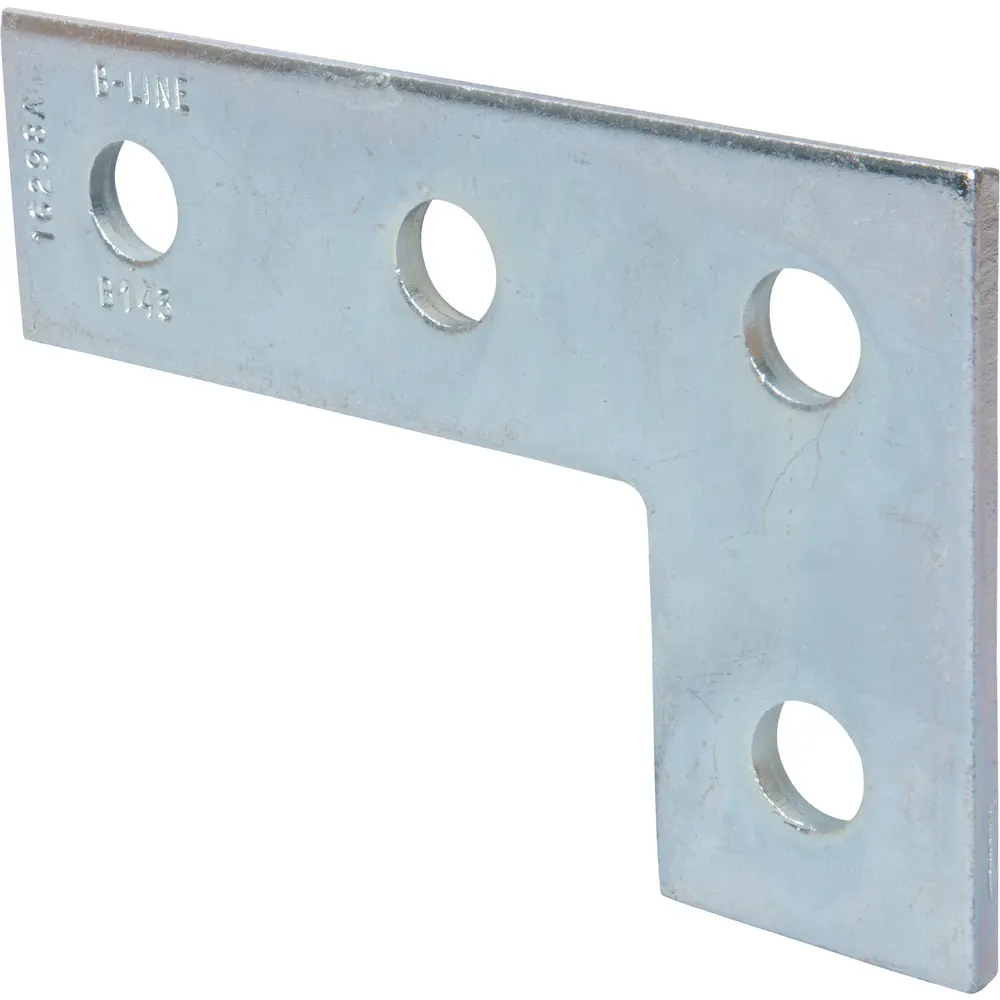 4-Hole Corner Angle, 0.22" x 3.5", Steel 3 4-Hole Corner Angle, 0.22" x 3.5", Steel