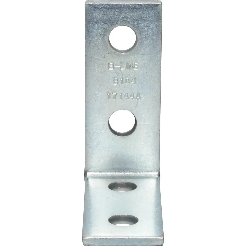 4-Hole Corner Angle, 90°, 4.12" x 1.62", Steel