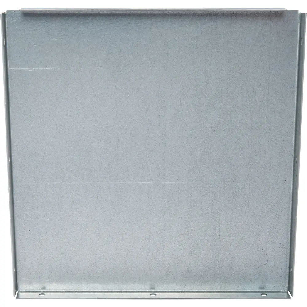 4" x 4" Wireway End, NEMA 1, Galvanized Steel
