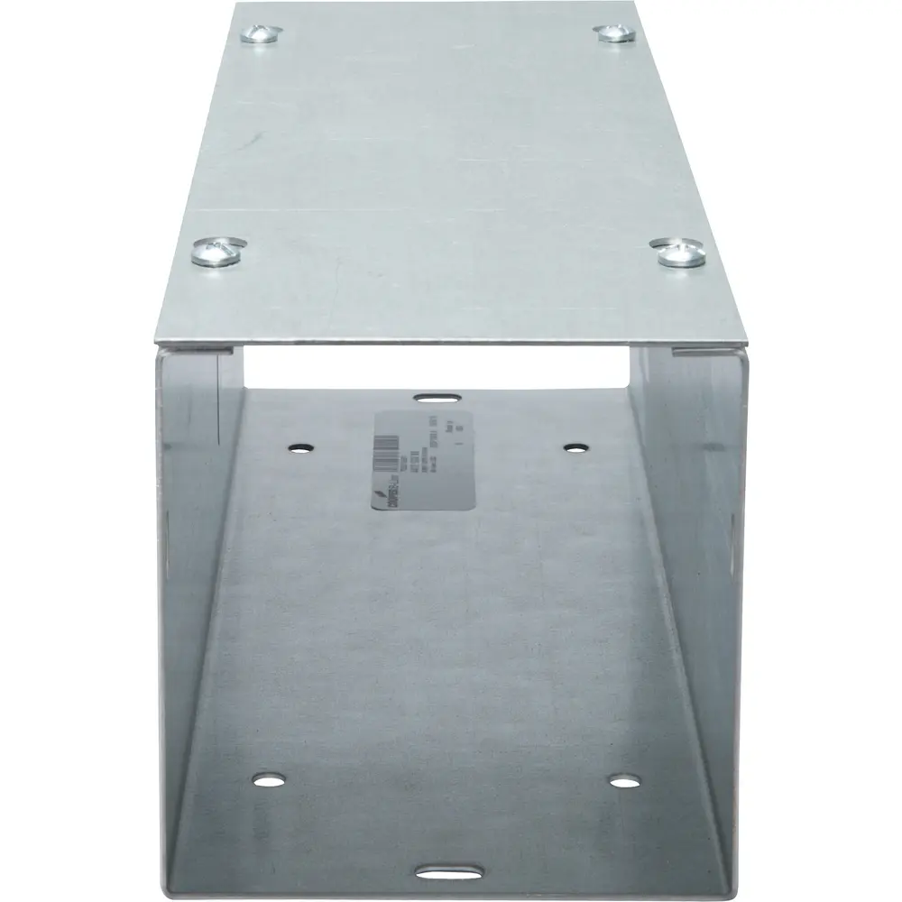 4" x 4" x 12" Lay-In Wireway w/ Screw Cover, NEMA 1, Galvanized Steel