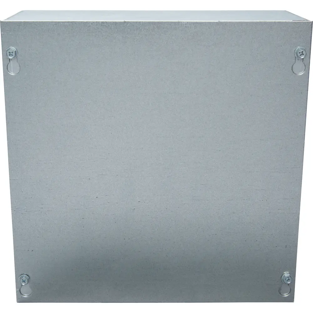 4" x 4" x 4" Junction Box w/ Screw Cover, NEMA 1, Galvanized Steel
