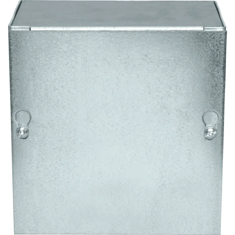 6" x 6" x 4" Junction Box, NEMA 1, No Knockouts, Galvanized
