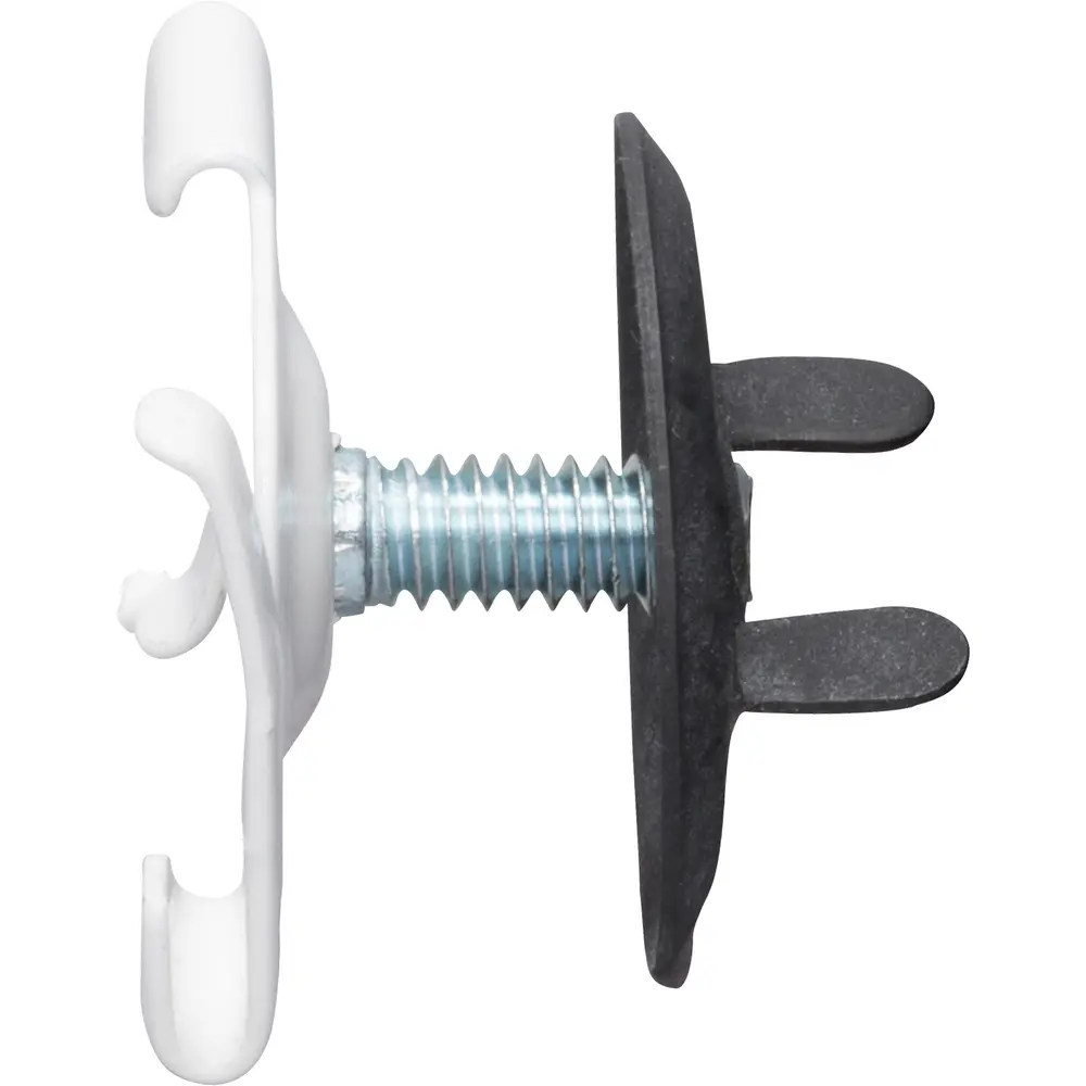 Acoustical Tee and T-Bar Fasteners, 15/16" Twist Fasteners, 5/8" Stud, White 3 Acoustical Tee and T-Bar Fasteners, 15/16" Twist Fasteners, 5/8" Stud, White