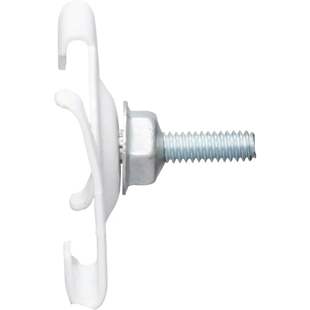 Acoustical Tee and T-Bar Fasteners, 15/16" Twist Fasteners, 5/8" Stud, White w/ Pal Nut 3 Acoustical Tee and T-Bar Fasteners, 15/16" Twist Fasteners, 5/8" Stud, White w/ Pal Nut