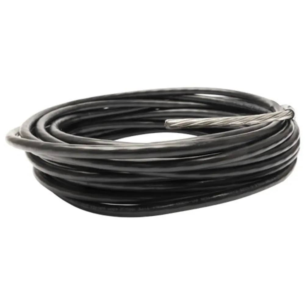 400MCM, Stranded, XHHW Wire, Aluminum, Black, 1 Conductor, Reel of 1000ft