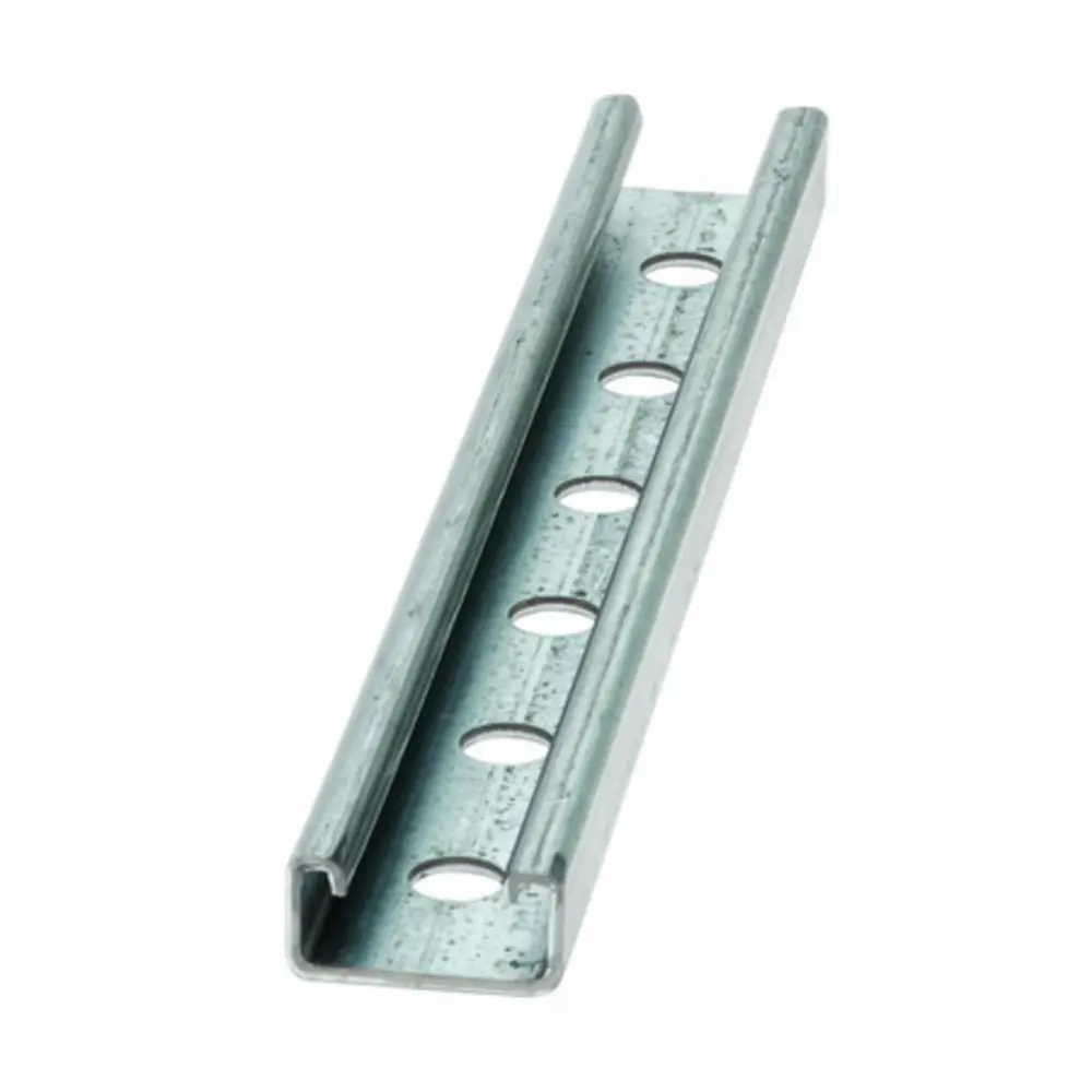 Strut Channel, 0.81" x 120" x 1.62", H178, 12 Gauge, Steel