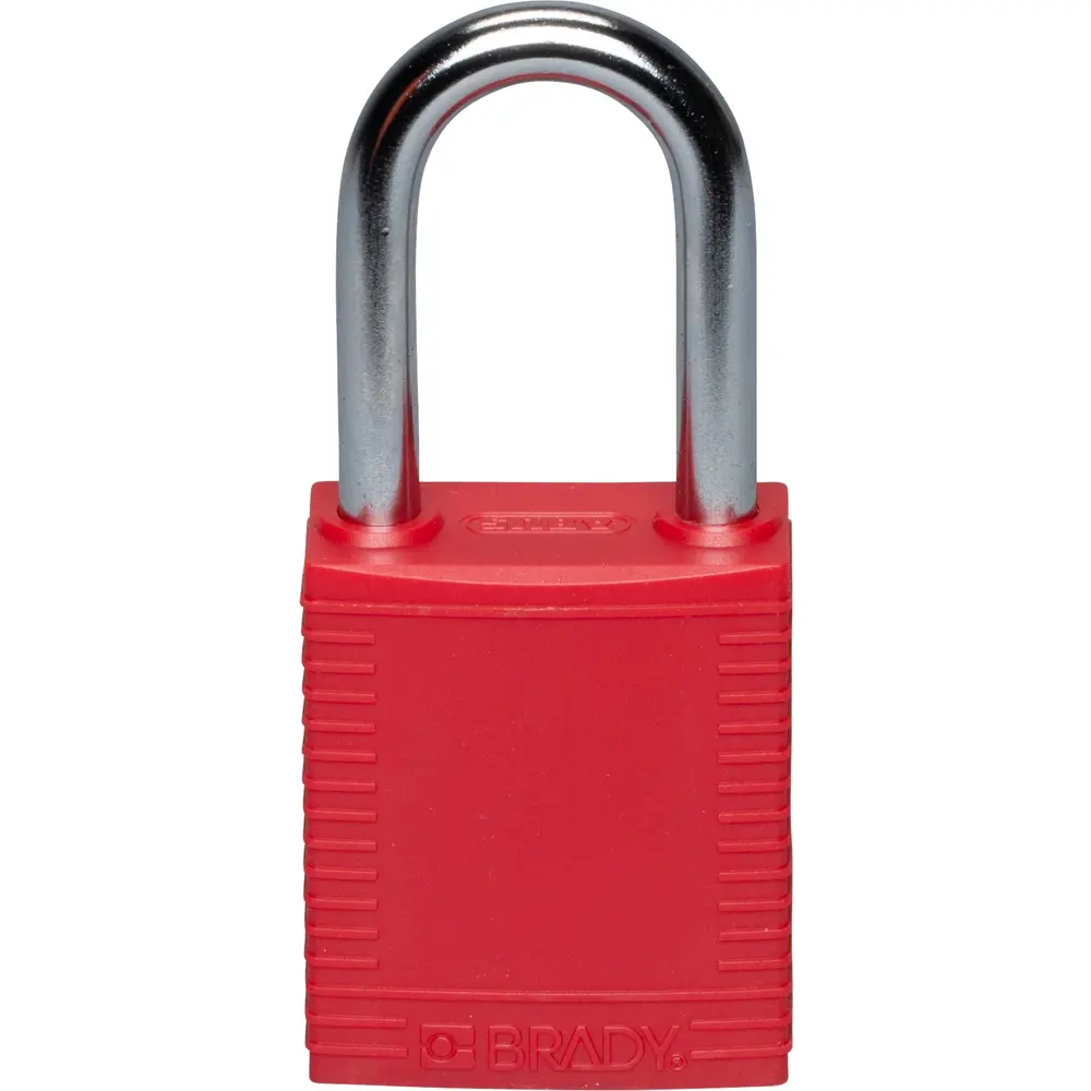 Nylon Lockout Padlocks, Red