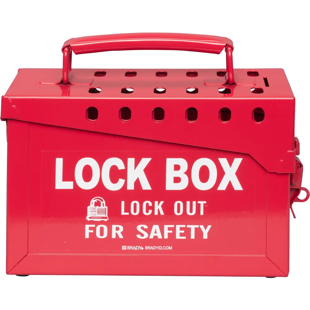 Portable Metal Group Lock Box, Small