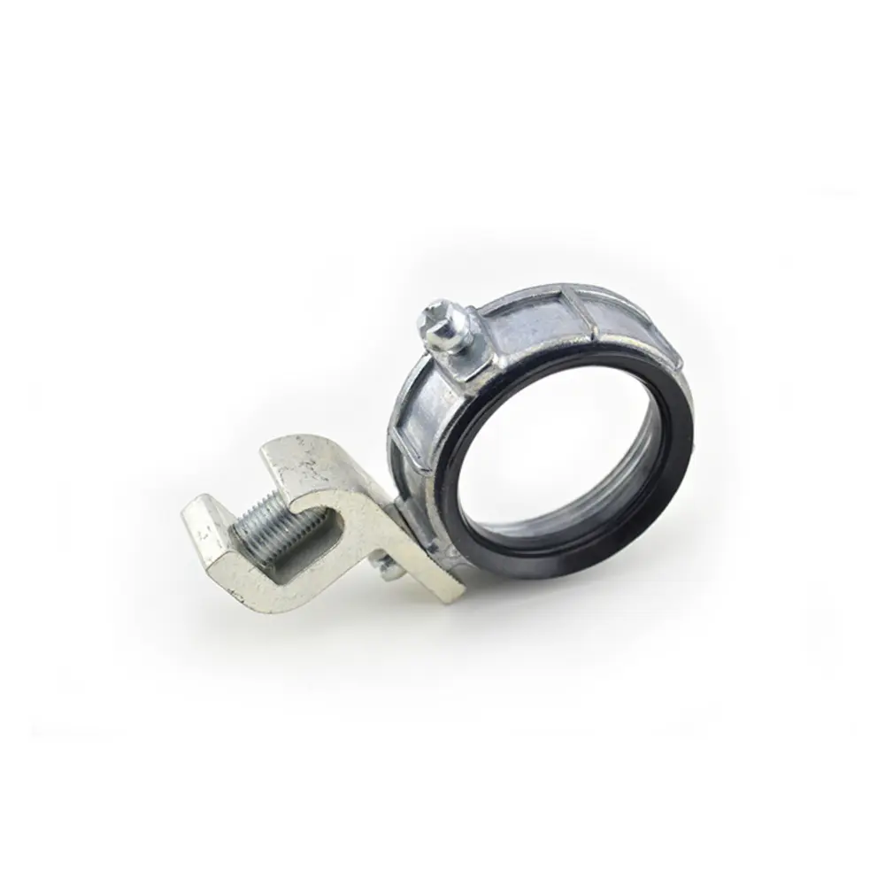 1-1/2 in. Die-Cast Zinc Grounding Bushing w/ Lug, Insulated