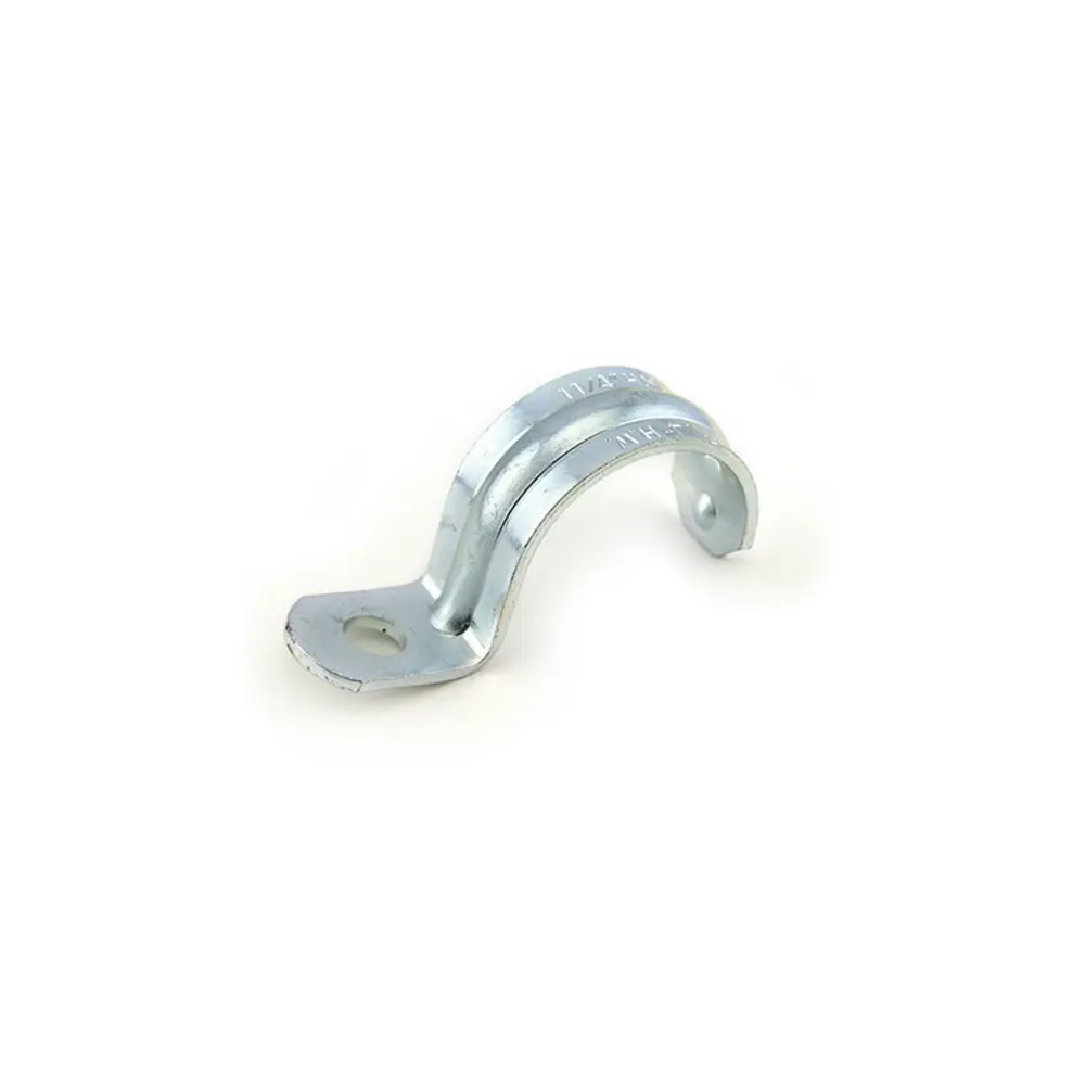 1-1/4 in. Rigid 1-Hole Pipe Strap, Zinc Plated Steel