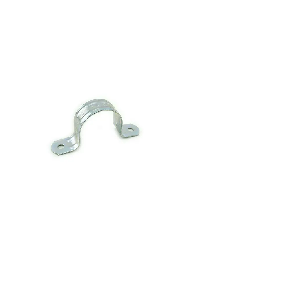 1-1/4 in. Rigid 2-Hole Strap, Zinc Plated Steel