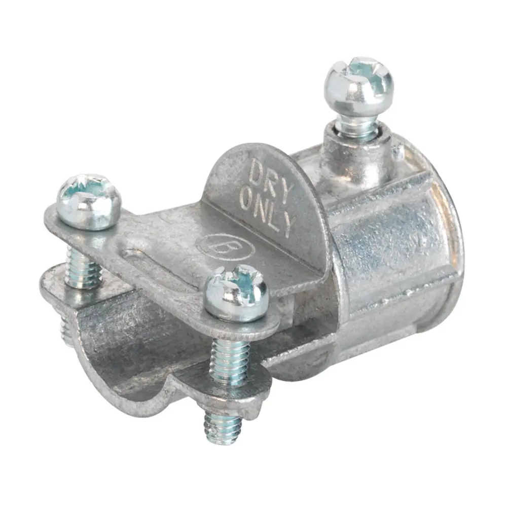 1/2" Combination EMT To NM Transition Coupling, Zinc Die Cast