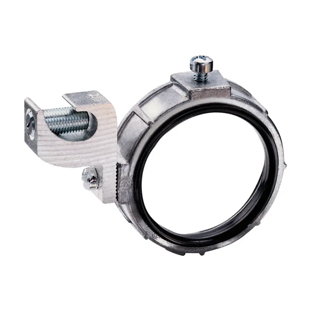 1/2 in. Die-Cast Zinc Grounding Bushing w/ Lug, Insulated 1 1/2 in. Die-Cast Zinc Grounding Bushing w/ Lug, Insulated