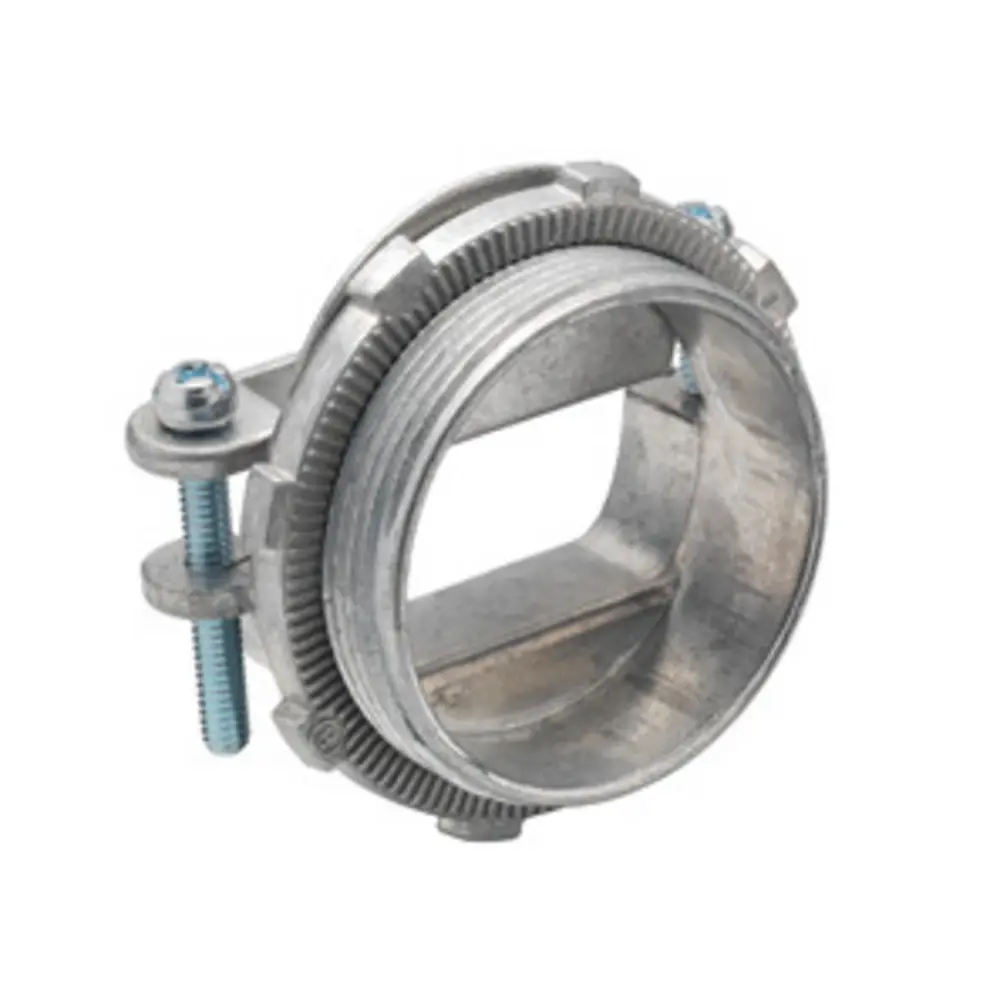 2" 2-Screw Service Entrance Oval Cable Connector, Zinc Die-Cast