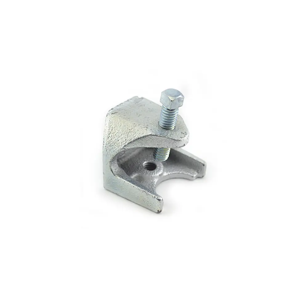 2" Insulator Support Beam Clamp, Malleable Iron, Tap Size 3/8 to 16