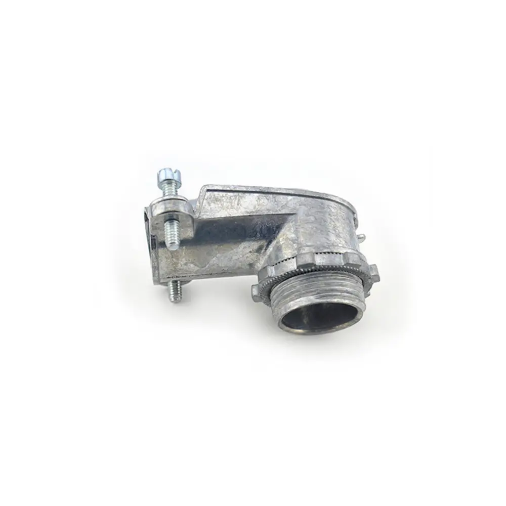 3/4" 90° Flex Connectors, Zinc Die Cast