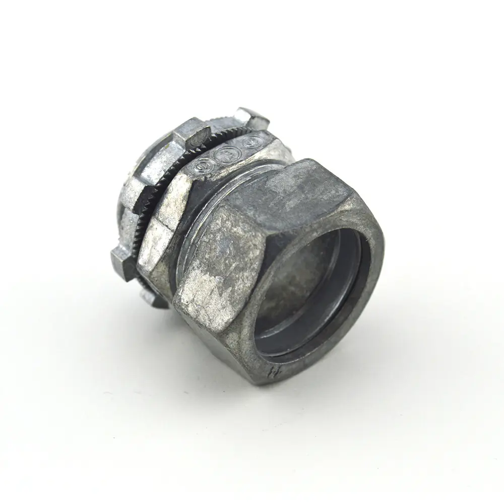 3/4" EMT Compression Connector, Zinc Die-Cast 1 3/4" EMT Compression Connector, Zinc Die-Cast