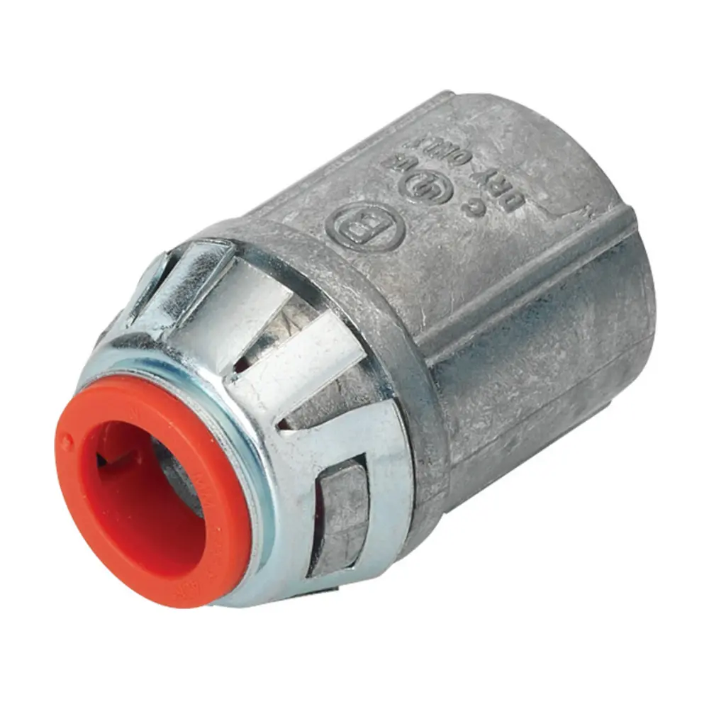 3/8" E-Z Lock® Insulated Snap-in Connector, Zinc Die Cast
