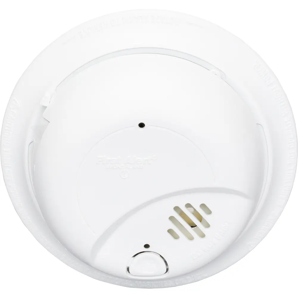 AC/DC Smoke Alarm with 9V Backup Battery, 120 VAC