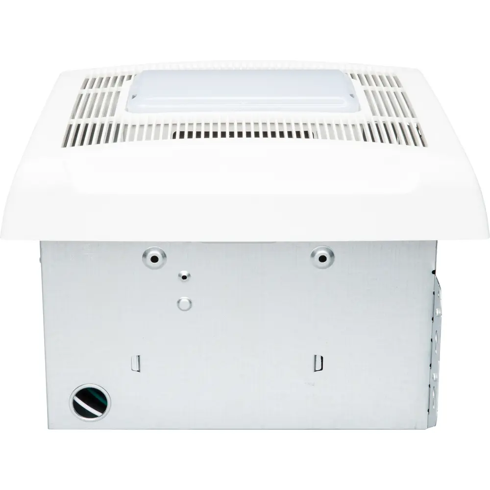Flex Series Ceiling Room Side Installation Bathroom Exhaust Fan with Light, 80 CFM