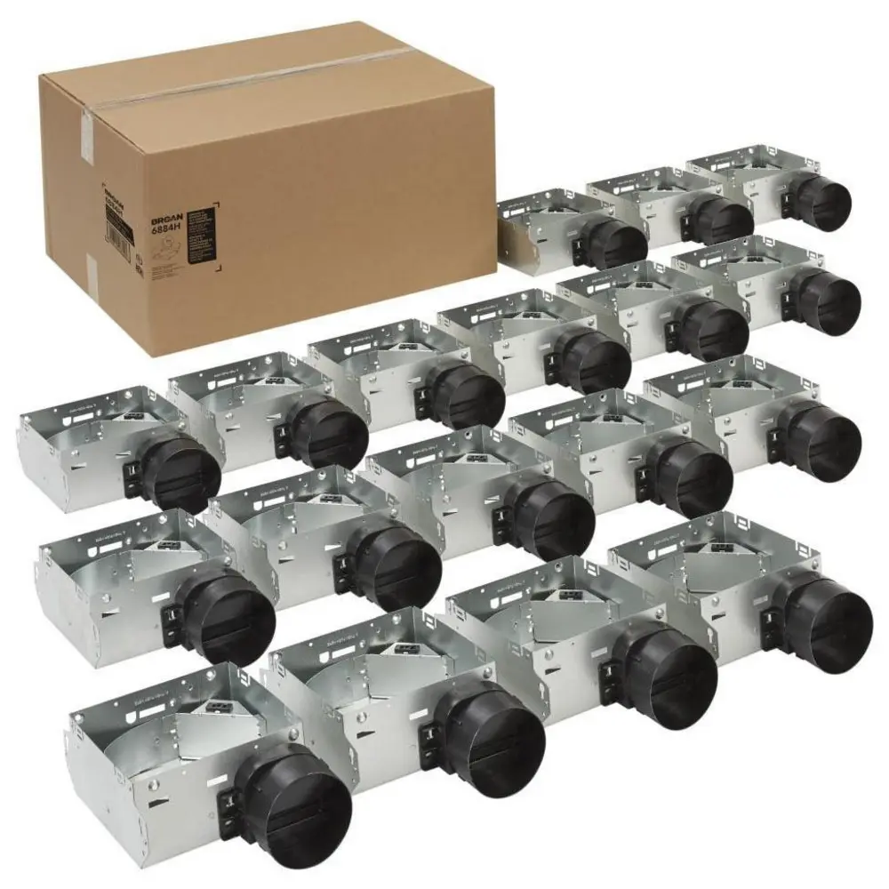 Housing Pack, Damper and 4" Plastic Duct Connector Included