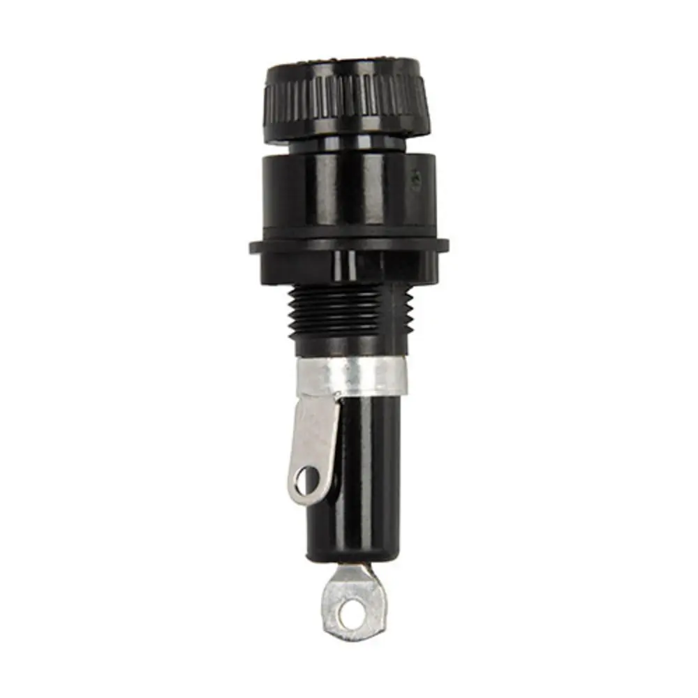 30 A 1/4 in. x 1-1/4 in. Panel-Mount Fuse Holder, 250 VAC