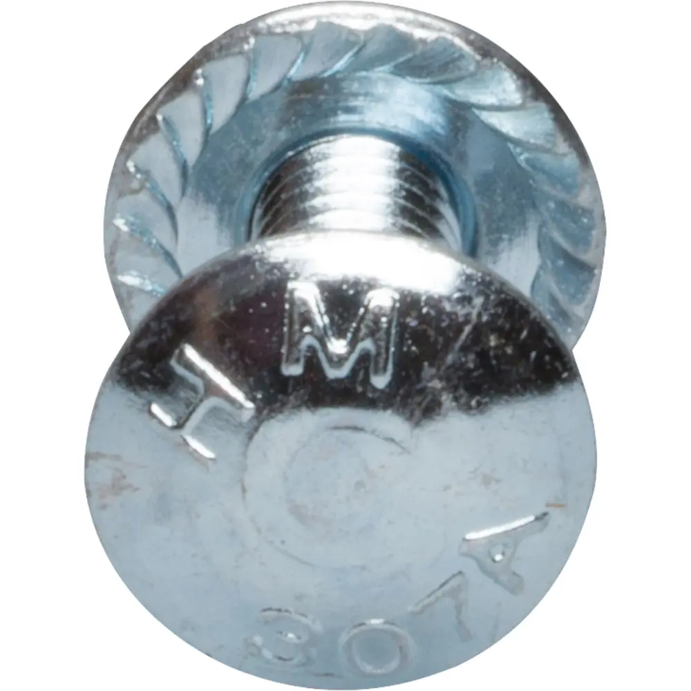 1/4'' Round Head Screw and Flange Nut