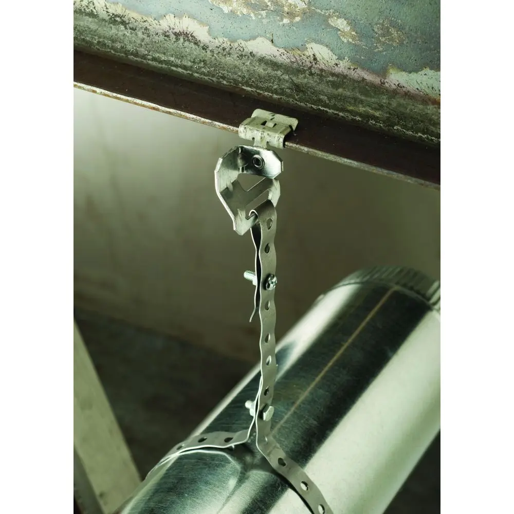 1/8" 90° Strap Hanger w/ Flange Clip