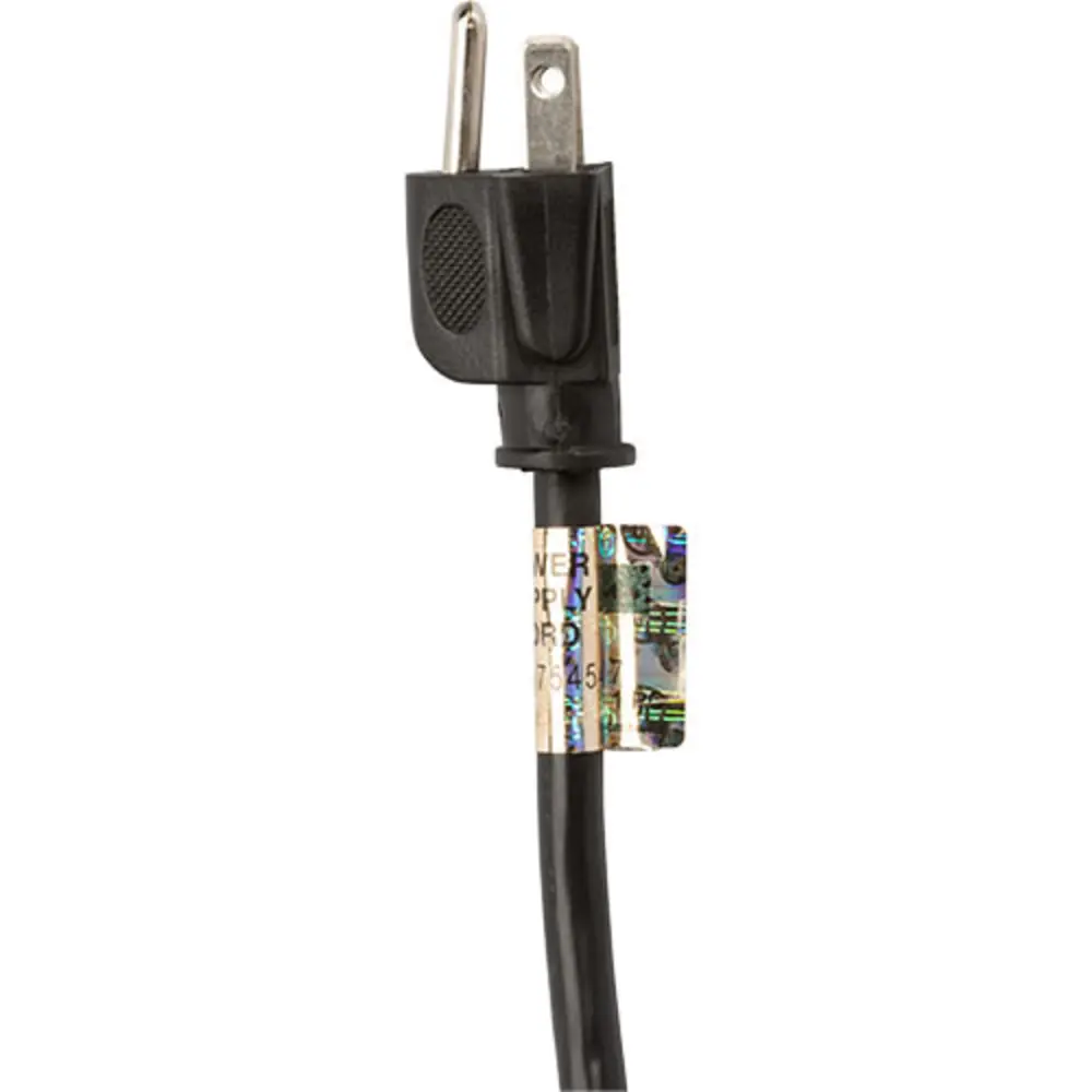 6ft 13A SJTW 16/3AWG Appliance Cord, 5-15 Plug