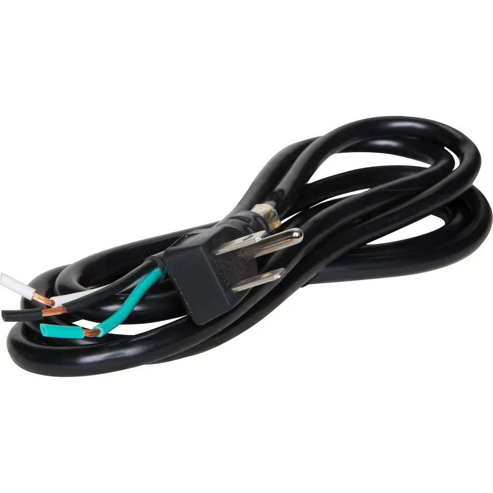6ft 15A SRDT 14/3AWG Appliance Cord, 5-15 Plug