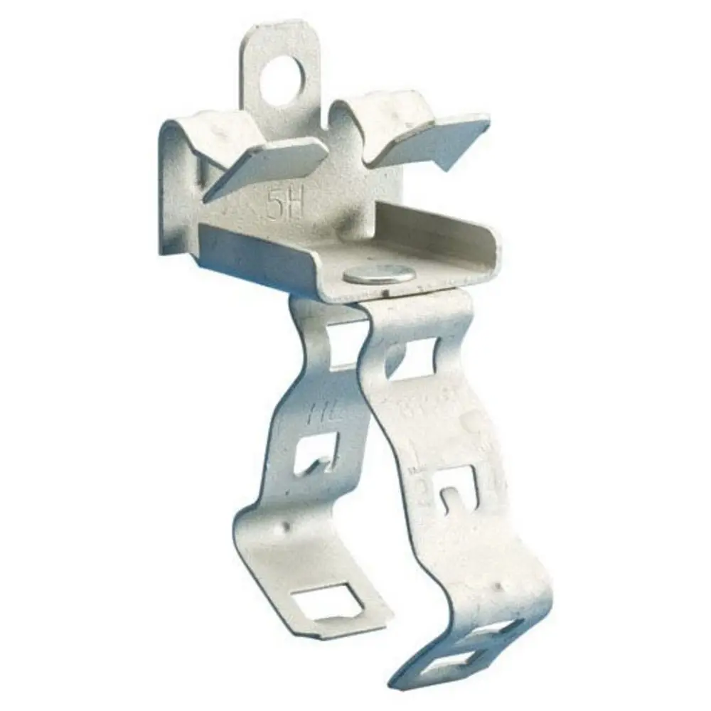 Conduit/Pipe to Flange Clip, 1/2"- 3/4" EMT, 9/16" - 3/4" Flange