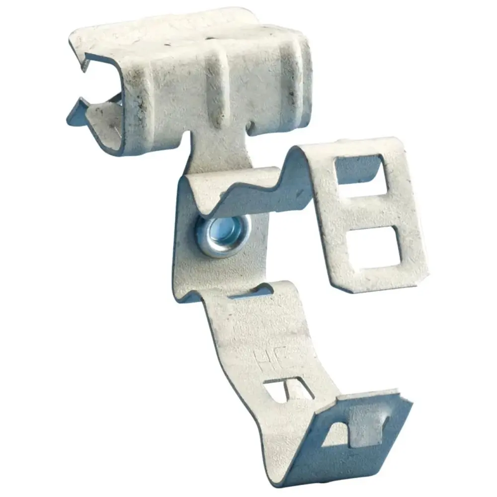 Conduit/Pipe to Flange Clip, Side Mount, 1/2"- 3/4" EMT, 1/8"- 1/4" Flange 1 Conduit/Pipe to Flange Clip, Side Mount, 1/2"- 3/4" EMT, 1/8"- 1/4" Flange