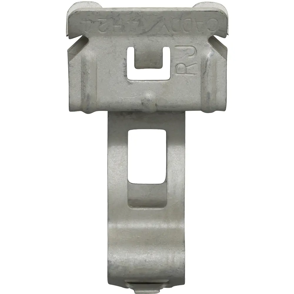 H-MSM Conduit/Pipe to Flange Clip, Side Mount, Spring Steel, 14-2 to 12-3 MC/AC, 1/8" to 1/4" Flange 2 H-MSM Conduit/Pipe to Flange Clip, Side Mount, Spring Steel, 14-2 to 12-3 MC/AC, 1/8" to 1/4" Flange