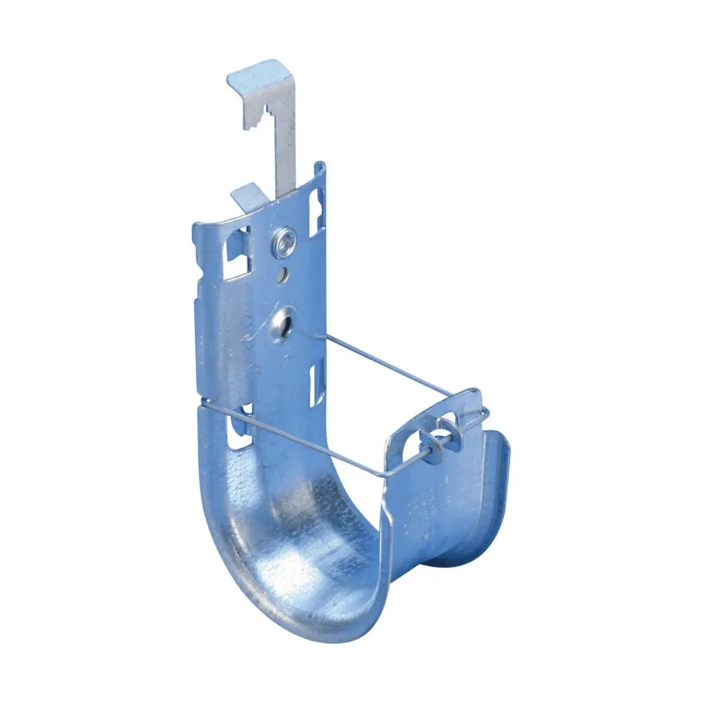 J-Hook With Multi-Function Clip, 2", 1/4" Rod, 12 to 8AWG Wire 1 J-Hook With Multi-Function Clip, 2", 1/4" Rod, 12 to 8AWG Wire