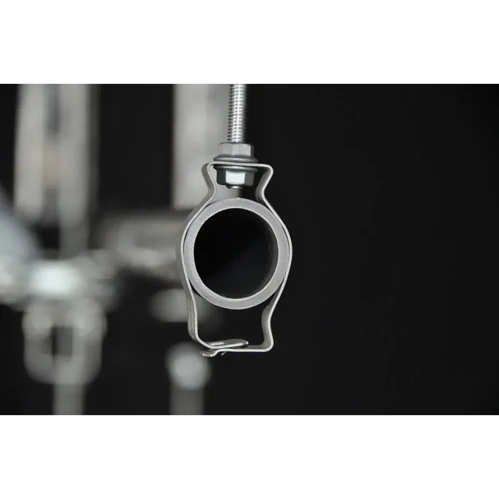 Snap Close Conduit/Pipe Clamp, 1/2"-3/4" EMT, 1/2"-3/4" Rigid/Pipe, 1/4" Hole 2 Snap Close Conduit/Pipe Clamp, 1/2"-3/4" EMT, 1/2"-3/4" Rigid/Pipe, 1/4" Hole