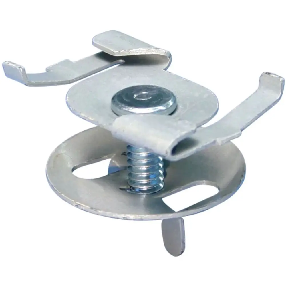 Twist Clip w/ Wing Nut, 0.563" Screw, Spring Steel