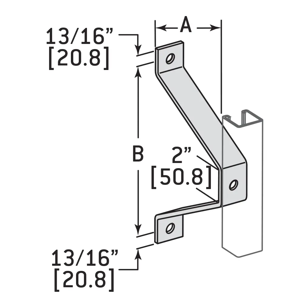10-3/8" Ladder Bracket 1 10-3/8" Ladder Bracket