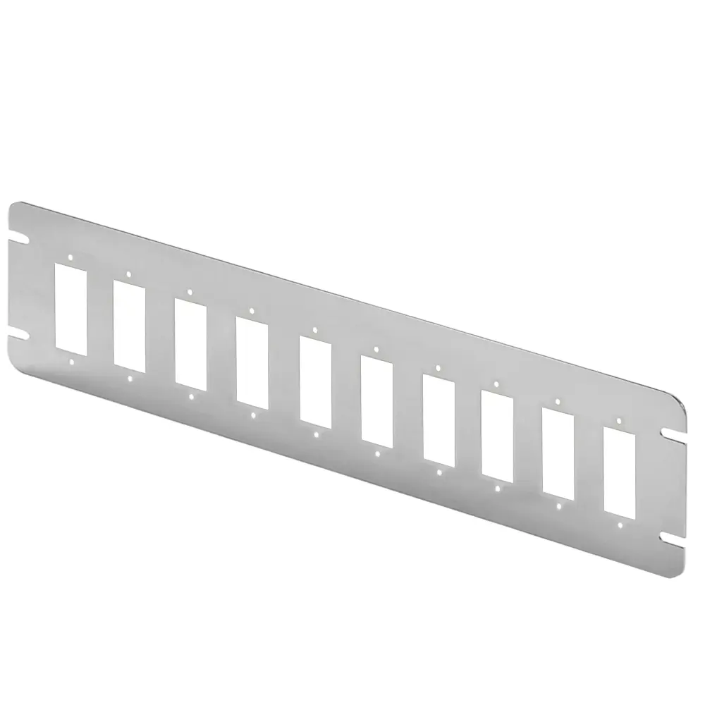 10-Gang Steel Flat GFCI Cover