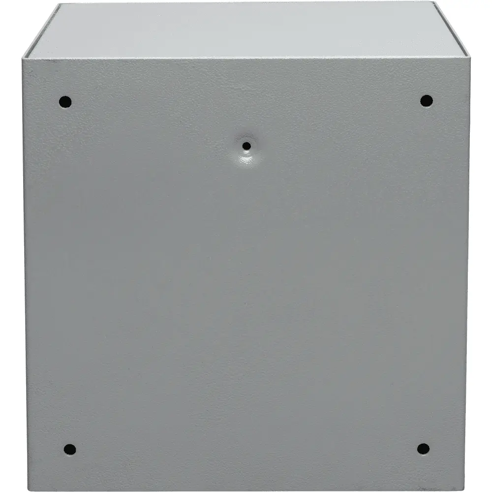 10" x 10" x 6" NEMA 1 Junction Box w/ Screw Cover, No KO
