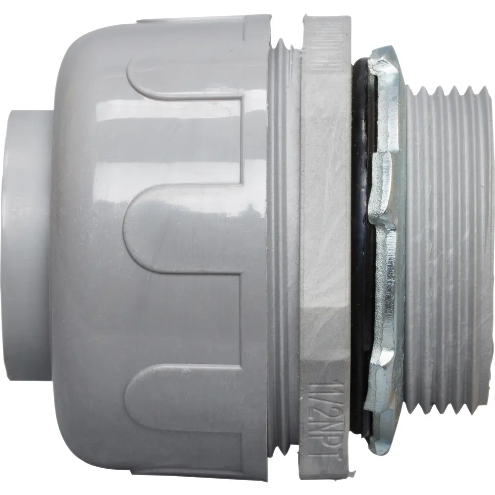 1-1/2" 2-Piece Straight Connector 3 1-1/2" 2-Piece Straight Connector